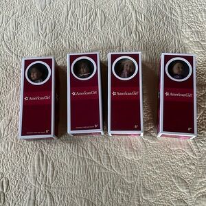 4 Mini American Girl dolls